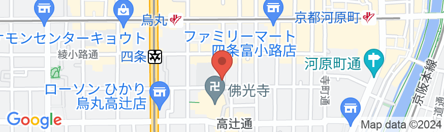 京都雅楼の地図