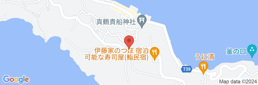 真鶴民宿 お宿青い空の地図