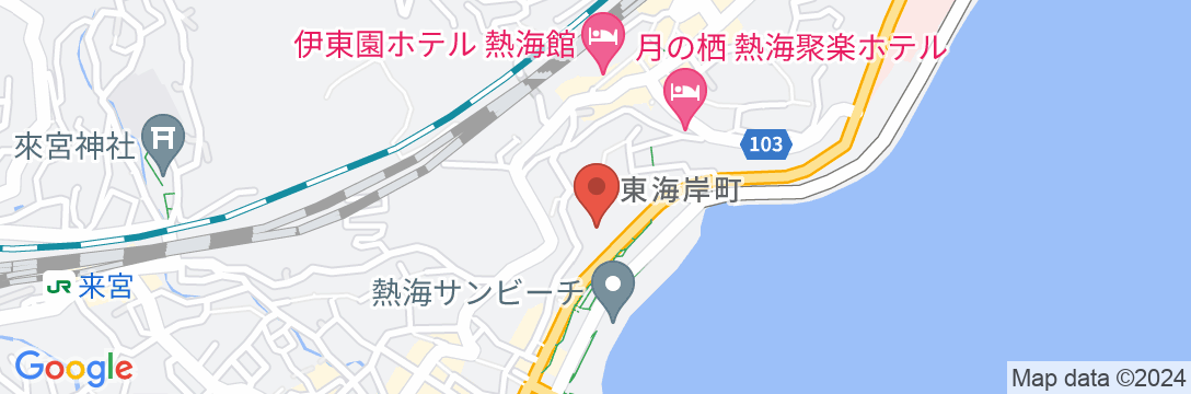熱海パールスターホテルの地図