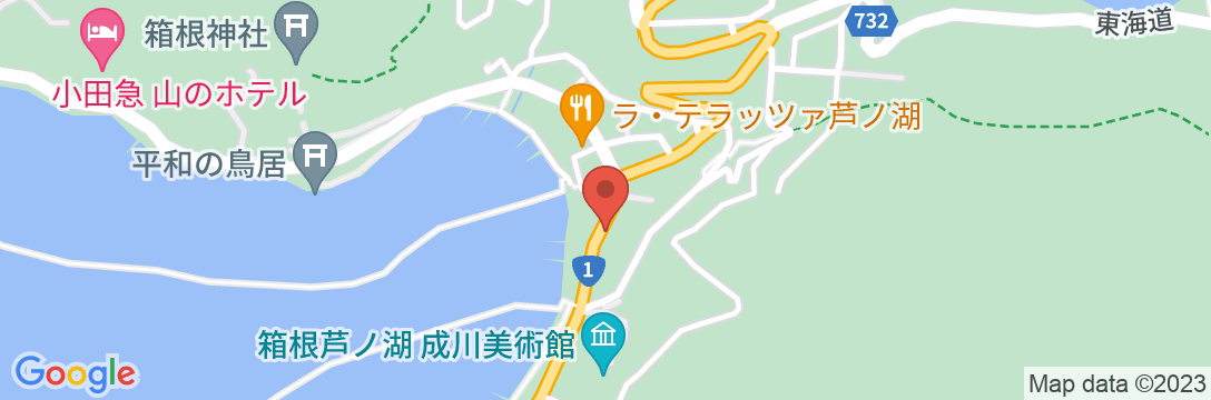 Ashikono Port Villa MIRAHAKONEの地図