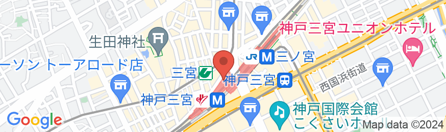 レムプラス神戸三宮の地図
