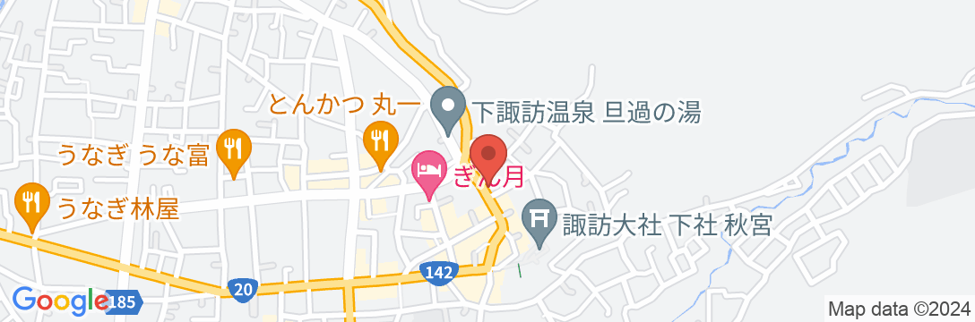 中川旅館<長野県>の地図