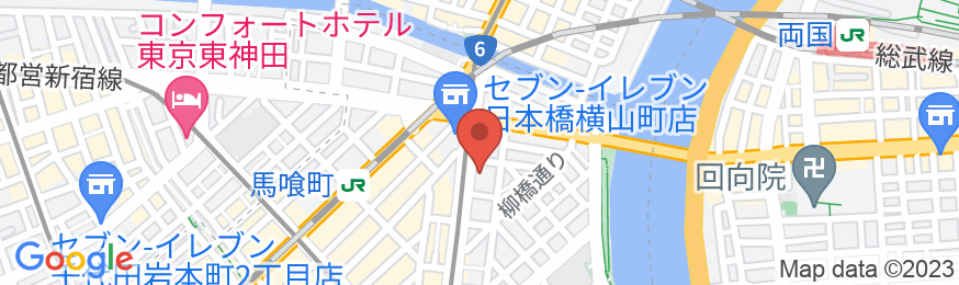 R&Bホテル東日本橋の地図