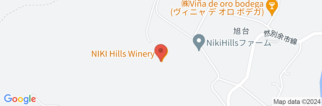 NIKI Hills ワイナリーの地図