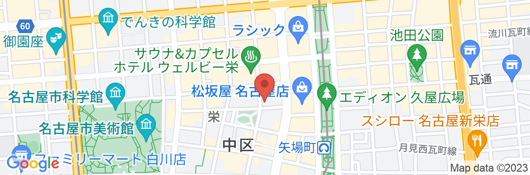 FORZA ホテルフォルツァ名古屋栄の地図