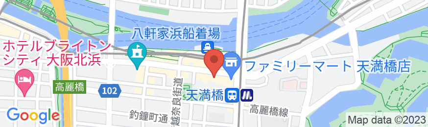 ホテル京阪 天満橋駅前の地図