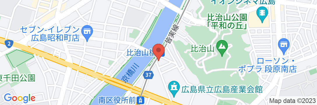 LUXES比治山 広島の地図