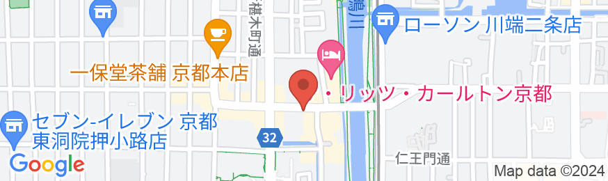 京恋 麗思鴨川の地図