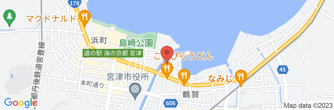 ゲストハウス 宮津海えんの地図