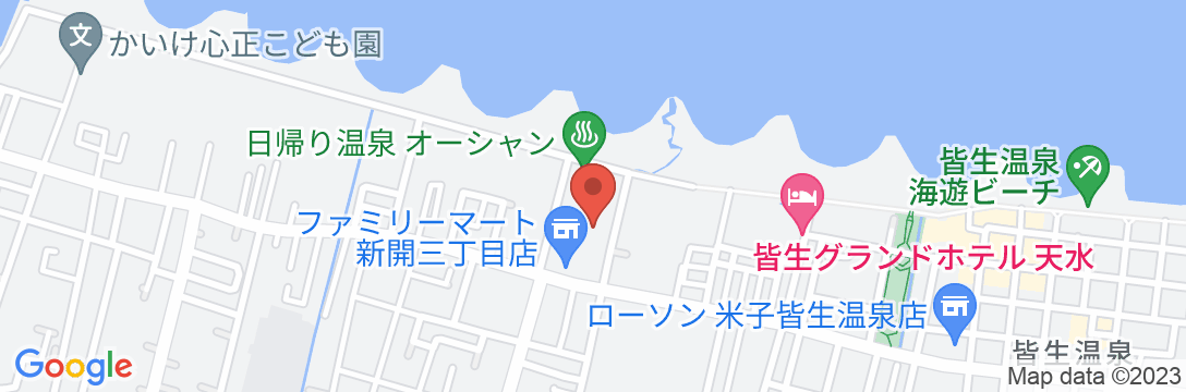 ビジネスホテル オーシャン<鳥取県>の地図