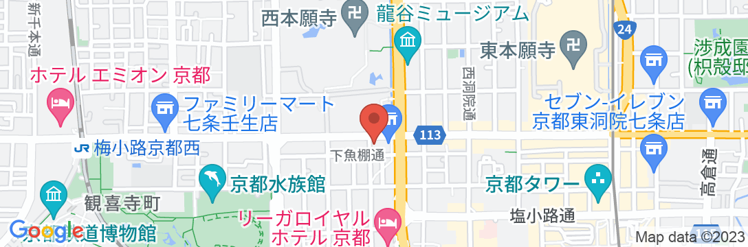 MONday Apart Premium 京都駅の地図