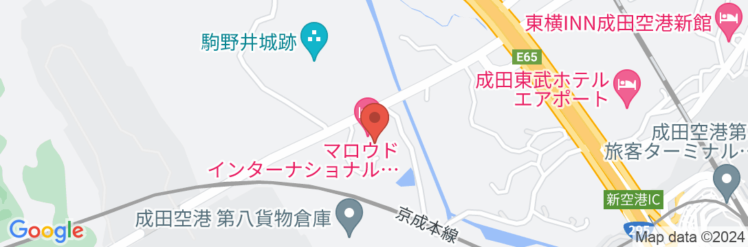 マロウドインターナショナルホテル成田の地図