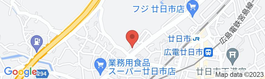 おうちホテル廿日市駅前の地図