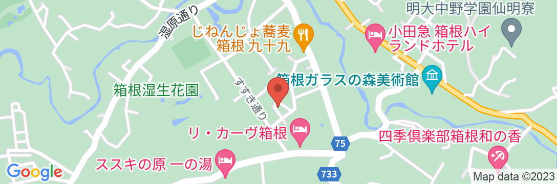 ライフリゾートToki仙石原の地図