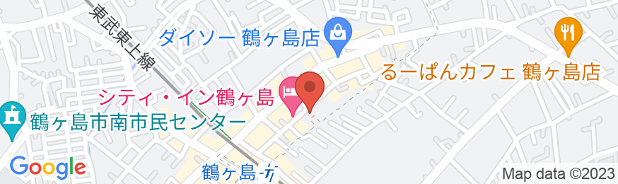 鶴ヶ島ビジネスホテルの地図