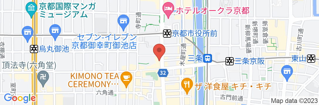 OMO5京都三条 by 星野リゾートの地図