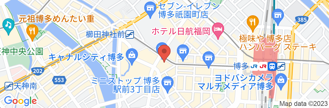 EN HOTEL Hakata(エンホテル博多)の地図
