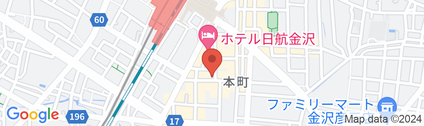 ホテル・トリフィート金沢の地図