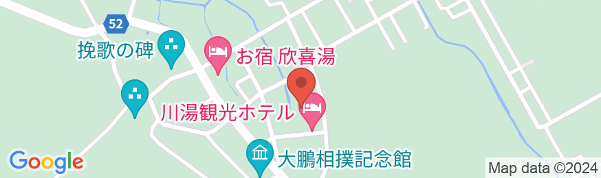 お宿欣喜湯 別邸 忍冬(SUIKAZURA)の地図