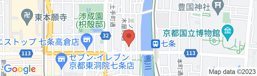 Wander Kyoto Nanajoの地図