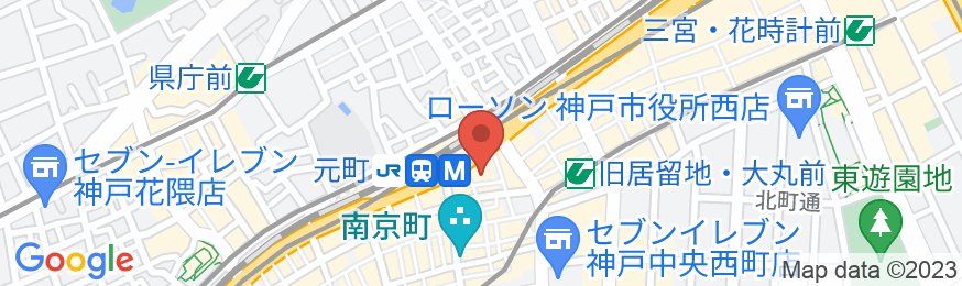 神戸プラザホテルの地図