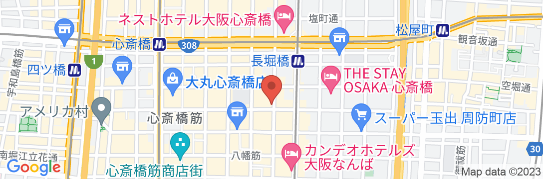 MIMARU大阪 心斎橋EASTの地図