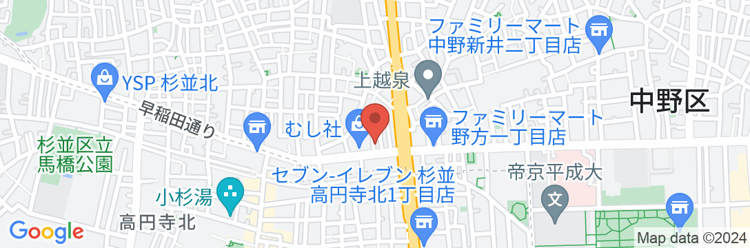 GRADIA高円寺の地図