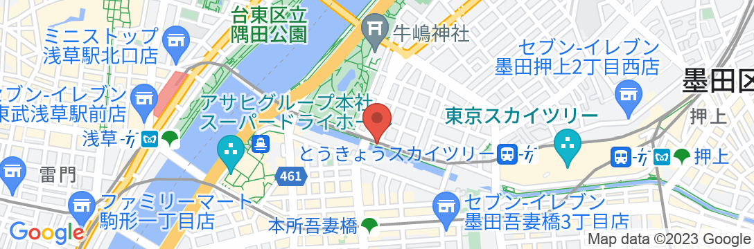 WISE OWL HOSTELS RIVER TOKYOの地図