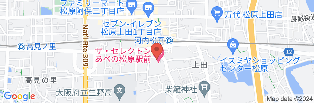 ザ・セレクトンあべの松原駅前の地図