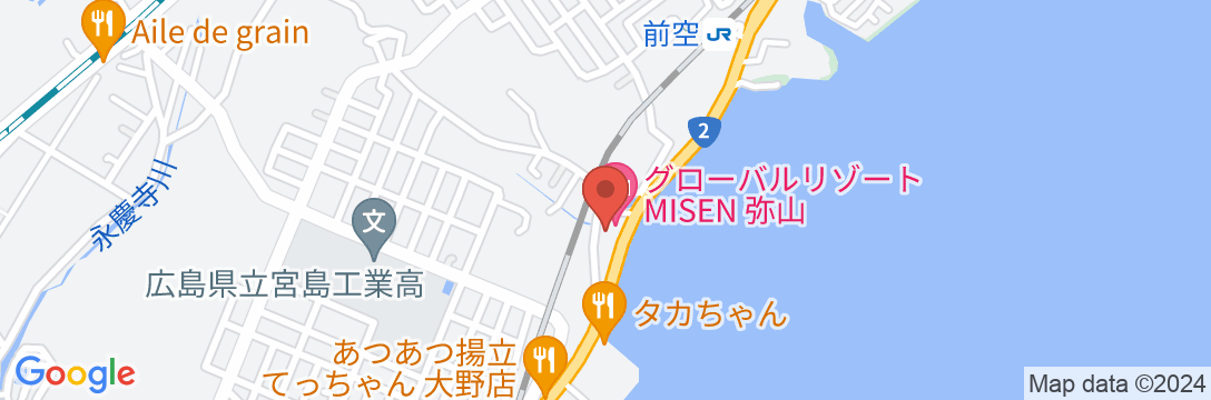 グローバルリゾートMISEN弥山の地図