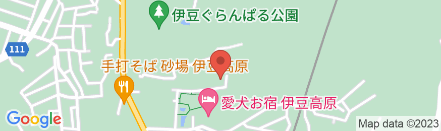 伊豆高原の小さなオーベルジュ アルシオンの地図
