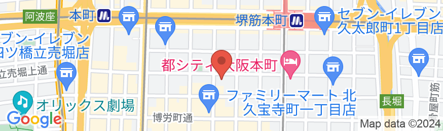 大阪グランベルホテルの地図
