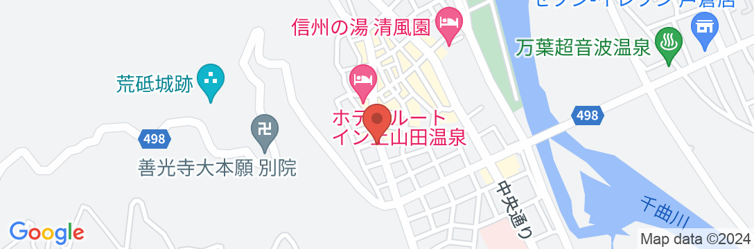戸倉上山田温泉 梅むら旅館 うぐいす亭〈長野県〉の地図