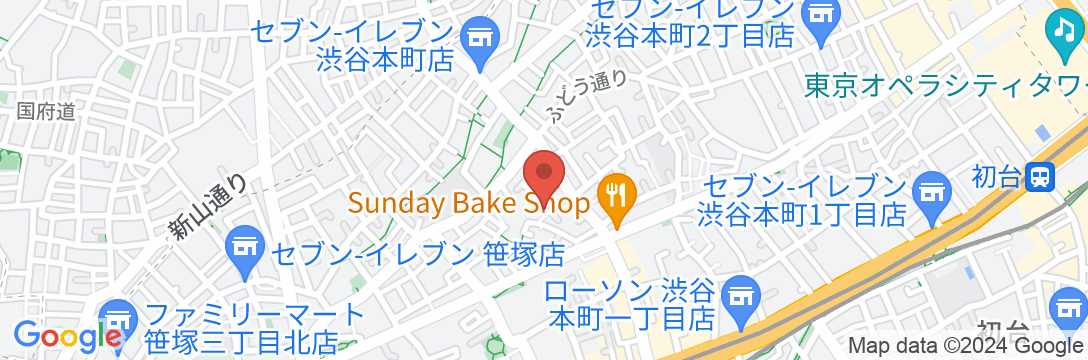 ルアナ渋谷の地図