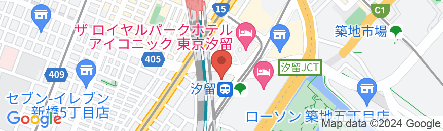 パークホテル東京の地図