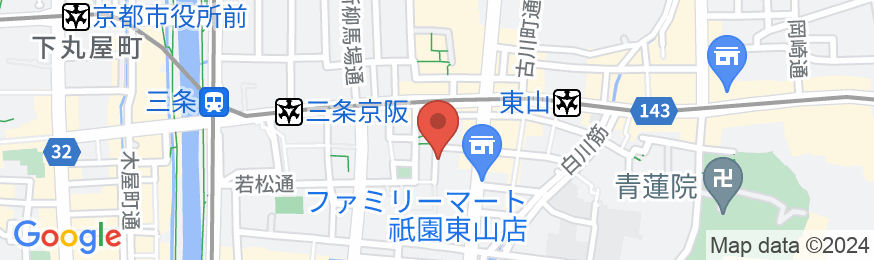 京町屋 プライベートレジデンス 祇園 竹の葉の地図
