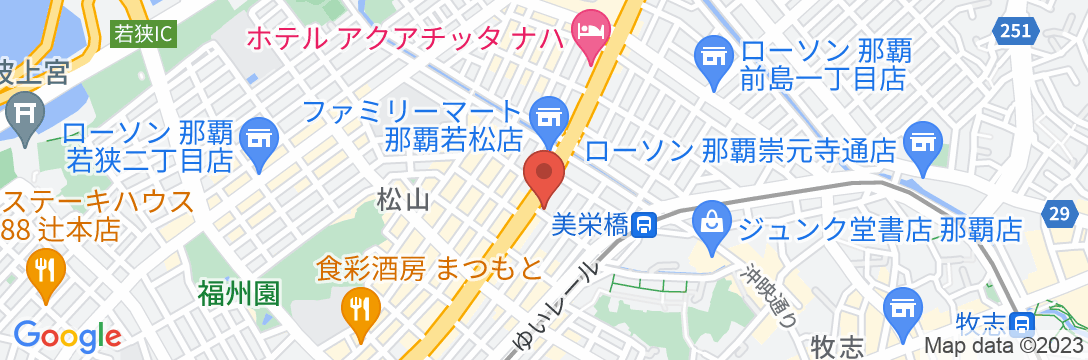ネストホテル那覇久茂地の地図