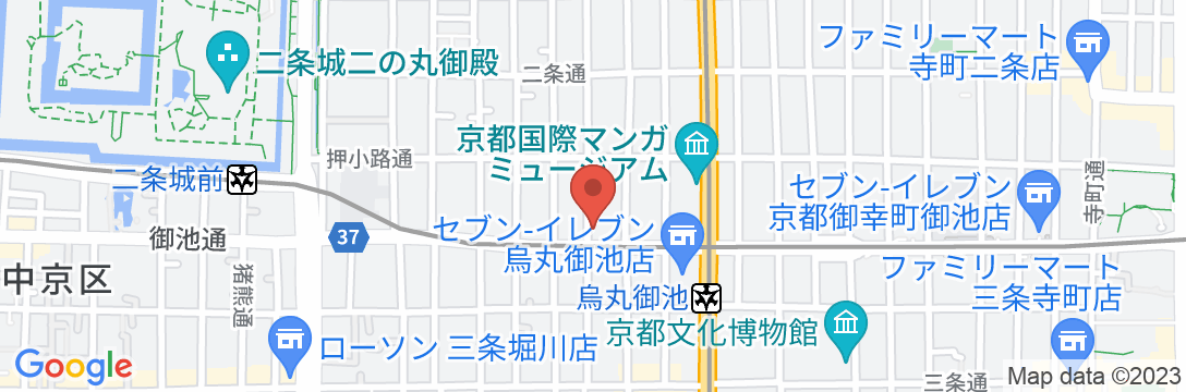 パークホテル京都御池の地図