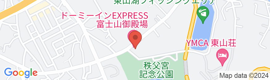 天然温泉 富士桜の湯 ドーミーインEXPRESS富士山御殿場(ドーミーイン・御宿野乃グループ)の地図