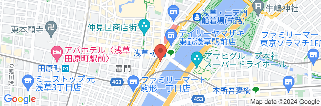 MIMARU東京 浅草STATIONの地図