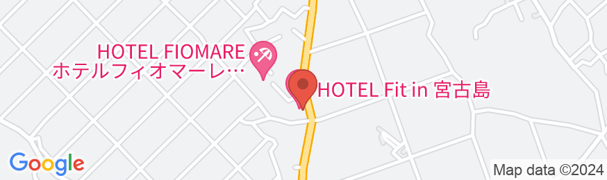 HOTEL Fit-in 宮古島の地図