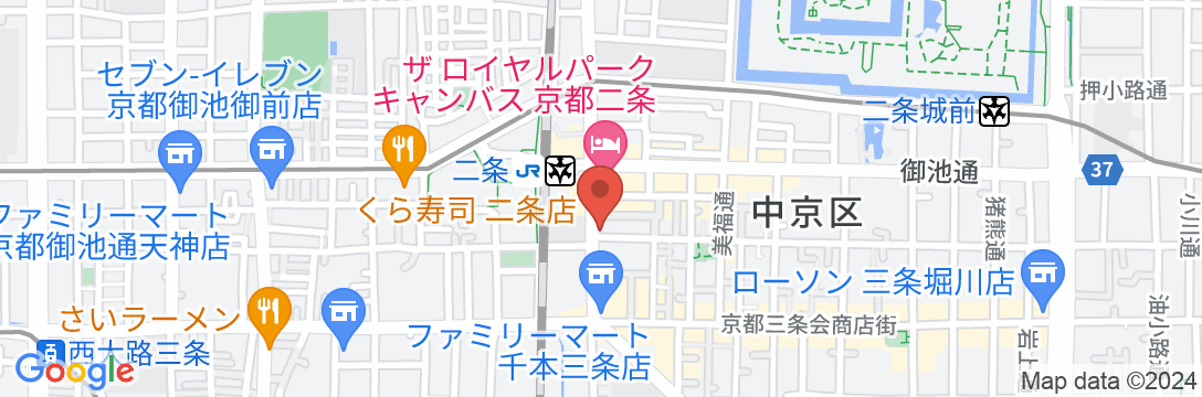 モクシー京都二条(マリオットグループ)の地図