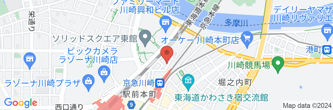 東横INNJr.川崎駅前の地図