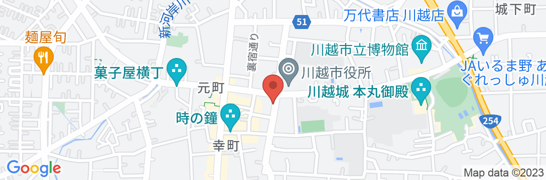 松村屋旅館の地図
