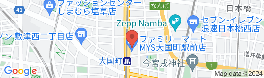 HOTEL TOYOTOMI SKYBIRDの地図