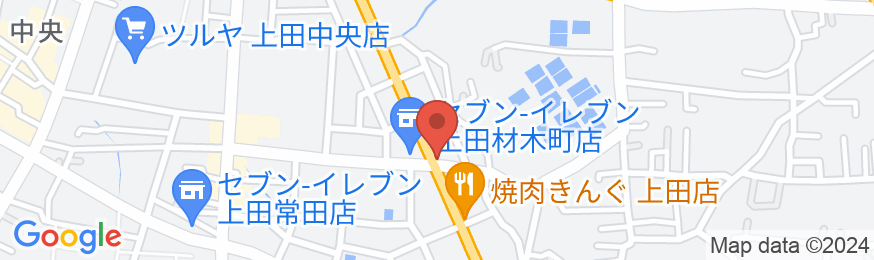 ビジネスホテル 上田パークの地図