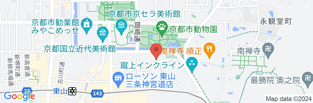 ふふ 京都の地図