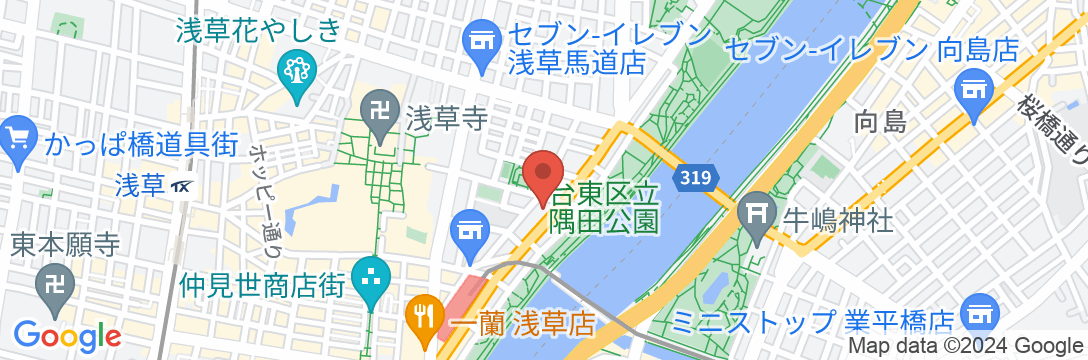 Minn浅草の地図