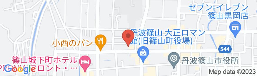 丹波篠山 潯陽楼の地図