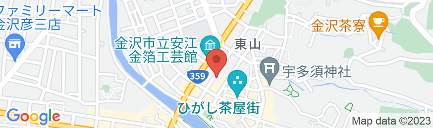ホテル らしく金沢の地図